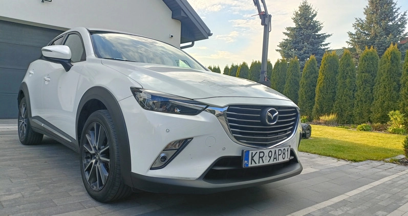 Mazda CX-3 cena 78900 przebieg: 74000, rok produkcji 2017 z Ostrołęka małe 326